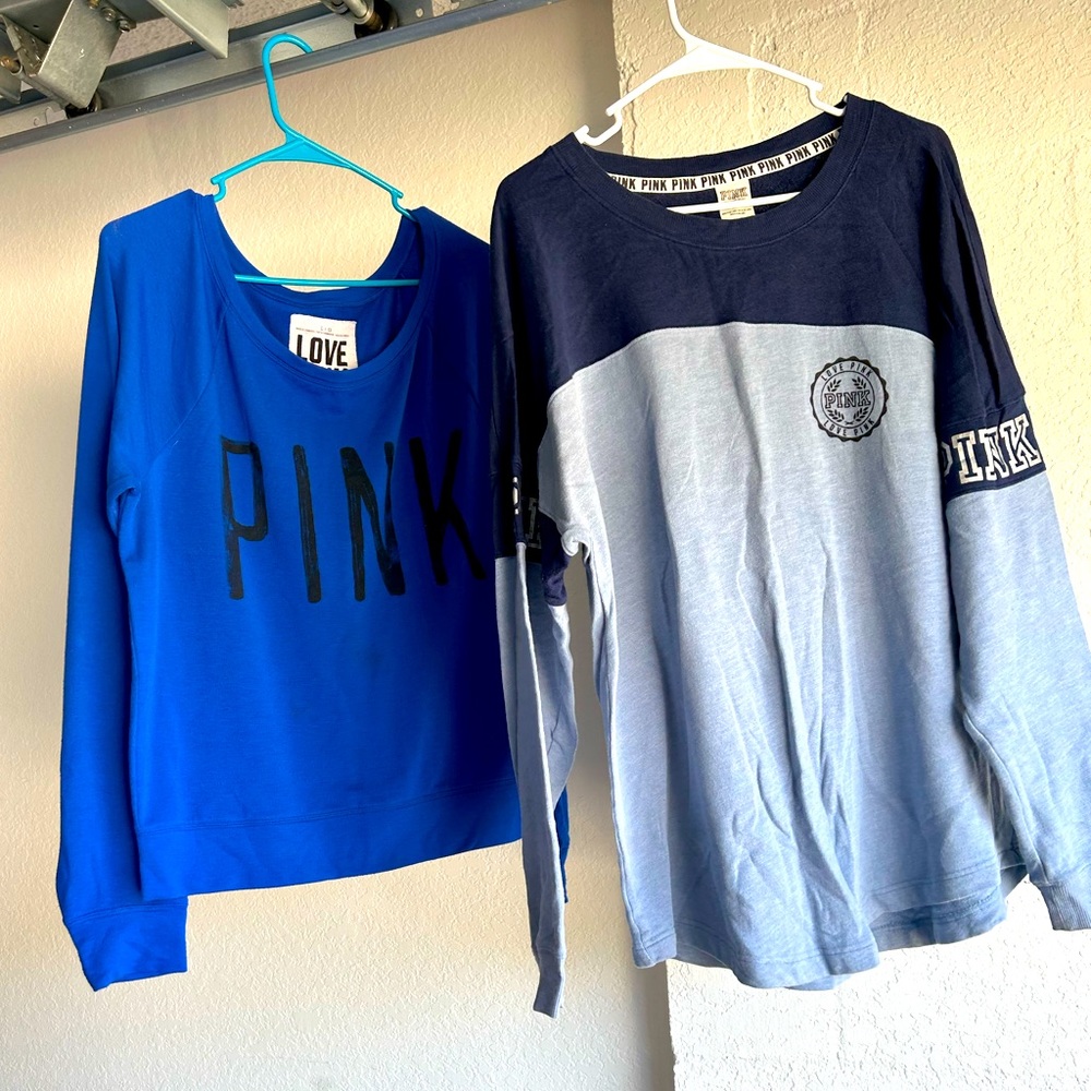 VS PINK Comfy Lounge & Jersey Long-Sleeve (LARGE)